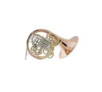 Strumento Corno Francese Corno Francese A 4 Tasti Doppia In Bronzo Dorato In Si Bemolle O Fa Per Esibizioni O Esercizi Diviso(3)