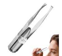 Strumento cosmetico a LED - Stainless Steel Lighted Eyebrow Plucker, Easy to Carry Precision Cosmetic Tool | Long Lasting Portable Clear Visibility Hair Tweezers Removal Aid