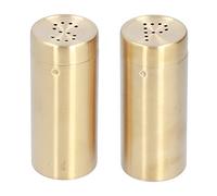 Strumento cucina shaker barattolo in acciaio inossidabile per il contenitore di condimento (Golden (due SPs))