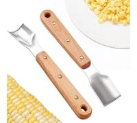 Strumento da cucina in acciaio con comoda impugnatura | Rimozione di pannocchie e chicchi di mais per feste, riunioni, picnic, barbecue, insalate e pasti