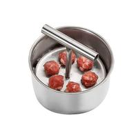 Strumento da cucina per polpette dalla forma perfetta, per uso alimentare, con manico facile da impugnare, dimensioni regolabili, lavabile in lavastoviglie per cucinare a casa e preparare feste, 11,3