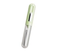 Strumento da cucito 5 in 1 con infila automatico e custodia, verde chiaro | Facile aiuto per infilare, smacchiatore di cuciture, 8 aghi e tubo per aghi per trapuntatura e riparazione di abbigliamento