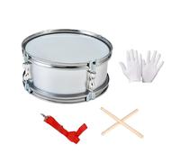 Strumento Da Percussione In Acciaio Inox Con Cinghia,grigio | Testa PET, stile a passo, pronto per il kit leggero, tono profondo completo, regalo per gli iniziati