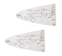 Strumento dal design elegante, modello di parabola con braccio reflex trasparente per curve seno, coseno e tangente, adatto per la scuola, l