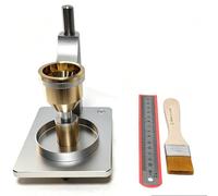 Strumento densità apparente e la fluidità delle polveri, con imbuto a 60° | Misuratore di flusso Hall, Strumento valutazione della scorrevolezza delle polveri(Brass,2.5mm ORIF)