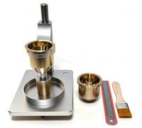 Strumento densità apparente e la fluidità delle polveri, con imbuto a 60° | Misuratore di flusso Hall, Strumento valutazione della scorrevolezza delle polveri(Brass,2.5+5.0mm ORIF)