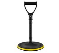 Strumento di aiuto per la mobilità, regolabile a 5 livelli di altezza, dispositivo di aiuto in piedi stabile con base da 17,8 cm, dispositivo di assistenza multifunzionale per anziani che supportano