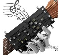 Strumento di aiuto per l'apprendimento degli accordi di chitarra one-touch, con transizione automatica, accessorio per principianti per la pratica della musica folk acustica, regalo ideale per