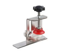 Strumento di aiuto per l'installazione della porta dell'armadio, supporto per pannello in acciaio inossidabile per un posizionamento preciso di armadi e mobili, dispositivo di bloccaggio con un clic