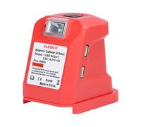 Strumento di alimentazione di rifugio ricaricabile Lampa di carica della batteria al litio con porte USB DC14.4 19.2V per P743 PSK005 PBP2003 P107 Workite ABS Shell Black