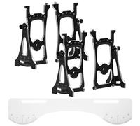 Strumento di allineamento multifunzionale per auto RC 1/10 - Camber, Toe, Slip Angle Gauge, 1/10 RC Car Suspension Tuning Setup Gauge, Alluminio Ultimate Suspension & Sterzo Strumento di Regolazione