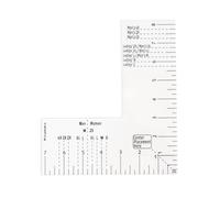 Strumento di allineamento righello per t-shirt,righello di allineamento per t-shirt,Guida alle regole della maglietta per pressa a caldo - per pressa a caldo in acrilico, macchina per