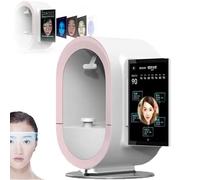 Strumento di Analisi Facciale 3D con Imaging Spettrale a 12 Livelli, Rilevatore di Pelle Intelligente Ai, Analisi della Sepidermide/profondità E del Viso Anteriore/Laterale Pink