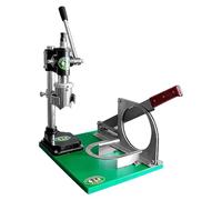 Strumento di apertura del cocco, trapano manuale a pressione per cocco giovane, in acciaio inossidabile e base per colata per uso domestico e commerciale