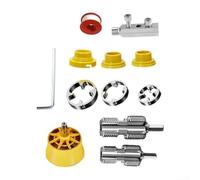 Strumento di apertura del filo per tubi in PVC compatibile con tubi a 4 e 6 punti, design a doppia estremità per una filettatura più facile con compatibilità con trapano