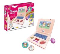 Strumento di apprendimento bilingue per neonati e bambini piccoli, Interactive Toy Laptop-Featuring Lights, Sounds, and Educational Games-Fostering Creativity and Motor Skills Through Play，Viola