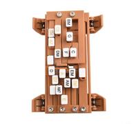 Strumento di apprendimento degli accordi per studenti di chitarra per interiorizzare il riconoscimento delle forme e migliorare la velocità nel cambio tra gli accordi comuni (marrone)