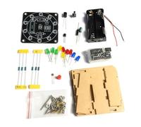 Strumento di apprendimento interattivo DIYer LED Spinners ruota per studenti e adolescenti per esplorare l'elettronica stimolando la creatività sfida di assemblaggio di circuiti stampati