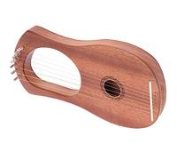 Strumento di Arpa Lyre a 7 Corde con Chiave a Sintonizzazione, Strumento a Corda di Metallo Corpo in Mogano e Sella Ossea, Kit Arpa Lira per Bambini Adulti Principianti con