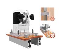 Strumento di base per fresa per legno, 2 in 1, compatto, per diametro interno di 65 mm, base scanalata, base scanalata e staffa di fissaggio per mobili e armadi