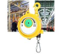 Strumento di bilanciamento a molla retrattile con fune metallica e gancio for officina, automotive e uso in catena di montaggio, 1 pz.(9-15kg)