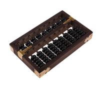 Strumento Di Calcolo Aritmetico A 9 Cifre Per Abaco Cinese Vintage In Legno