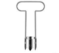 Strumento di carotaggio di due dimensioni per pere e verdure per uso domestico, progettato per cetrioli, meloni amari, peperoncino e pere per torsolo frutta e verdura per cucinare e ricette (set)