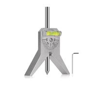 Strumento di centraggio per tubi, strumento di centraggio marcatore, strumenti per pipefitter, strumento testa di centraggio per tubi di sicurezza, base tipo Y da 10,2 cm, con goniometro a bolle