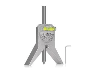 Strumento di centraggio per tubi, strumento di centraggio marcatore, strumenti per pipefitter, strumento testa di centraggio per tubi di sicurezza, base tipo Y da 10,2 cm, con goniometro a bolle