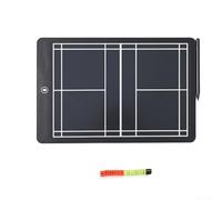Strumento di coaching LCD con adesivi magnetici per disegnare playbook comunicare set giochi e rafforzare i concetti di posizionamento (badminton)