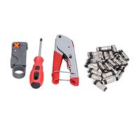 Strumento di compressione coassiale Kit cavo bnc kit criminale multifunzionale materiali di precisione ad alta durezza per campi di video audio TV via cavo RG59 RG6