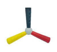 Strumento di coordinazione occhio-mano - Allenatore per la cattura dei riflessi, dispositivo di allenamento per la reazione della velocità | Bastone di reazione flessibile a tre colori, sicuro e