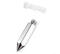 Strumento di costruzione esagonale in ottone da 226,8 g, con corda da 15 m per allineamento verticale di precisione, linea ad alta visibilità, falegnameria, muratura, edifici fai da te (1 pezzo)