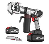 Strumento di crimpatura idraulico, uscita 70 kN, crimpatura continua veloce (3-5s), testa rotante a 360°, batteria 4.0/5.0Ah, ideale per fabbrica, macchinari e cantieri navali