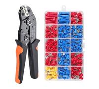 Strumento Di Crimpatura Manuale 0,25-2,5 Mm² Pinza Crimpatrice A Cricchetto Regolabile 280 Pezzi Kit Assortimento Di Capicorda Set Di Crimpatura Filo Isolato(SN-02C kit)