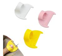 Strumento di cucitura e calibro per cucito, strumento di cucitura fai da te con guida per pollice, strumento di misurazione dell'ago da cucito, modello per cucito con le dita, orlo e artigianato, per