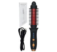 Strumento Di Curling Ricaricabile, Spazzola Di Styling Riscaldato, Attrezzatura A Setole In Nylon 22.5x4.4x4,2 Cm/8.86x1.73x1.65 Pollici Impostazioni Di Calore Versatili E Regolabili/comodità Senza Ca