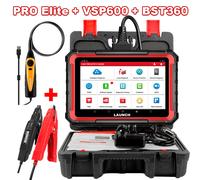 LANCIO X431 PRO ELITE 8 pollici Strumenti diagnostici per auto italiani Auto OBD OBD2 Scanner Tutti i sistemi CAN FD/DOIP Test attivo 31 Reset codifica ECU
