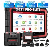 LANCIO X431 PRO ELITE 8 pollici Strumenti diagnostici per auto italiani Auto OBD OBD2 Scanner Tutti i sistemi CAN FD/DOIP Test attivo 31 Reset codifica ECU