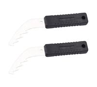 Strumento di diserbo - Estrattore di erbacce manuale robusto in 2 pezzi con manico ergonomico per uomini e donne giardiniere prato cortile crepe radici fessure cura dei j