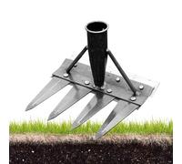 Strumento di diserbo per giardino, strumento per avviare l' a doppio lato, rastrello manuale smontabile per diserbo all'aperto, paesaggistica, patio, prato e fattoria