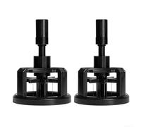 Strumento di distribuzione per caffè espresso con altezza regolabile e base magnetica per portafiltro da 51/58 mm, distribuzione liscia e precisa del fondo del caffè (58)