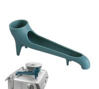 Strumento di distribuzione per espresso, bacchette per macchine giocattolo, in silicone italiano, qualità alimentare, imbuto lungo in silicone, imbuto per serbatoio dell'acqua, imbuto sicuro per caffè