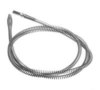 Strumento di dragaggio a molla per trapano elettrico, pulitore di scarico in acciaio al manganese, per cucina, bagno, fogna, asta flessibile per sbloccare tubi ostruiti (C)