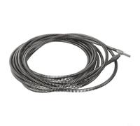 Strumento di dragaggio elettrico per tubi da 5 m, con testa flessibile in acciaio al manganese, per la pulizia dello scarico del lavello della cucina, della vasca da bagno e del pavimento (8 metri)