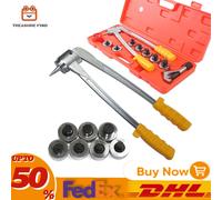 Strumento di espansione del tubo con tagliatubi 7 teste 10-28mm pinza manuale di crimpatura del tubo Kit di strumenti di espansione del tubo metallico