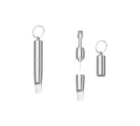 Strumento di espulsione della scheda SIM con spazzola per la pulizia e portachiavi per un'efficace manutenzione dello slot SIM e la cura del dispositivo (argento)