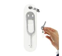 Strumento di espulsione , strumento - Apriaghi per scheda , strumento per aprire il vano carte in silicone con portachiavi rimovibile per tutti gli smartphone