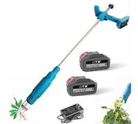 Strumento di Estrazione di Erbe infestanti elettriche, Trimmer di Erba Cordless da 200 W, rimozione della radice elettrica a 3 Artigli con 2 batterie, per i dandeli di Erba da Giardino da Prato
