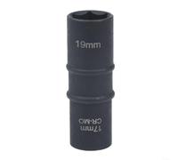 Strumento di estrazione per dadi ruota di due dimensioni per Ford e Land per veicoli Rover, supporta coperture per dadi danneggiati o deformati da 18,5 mm e 19,5 mm (manicotto da 17,5-22,5 mm)